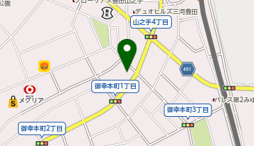 ミニミニ豊田南店の地図画像