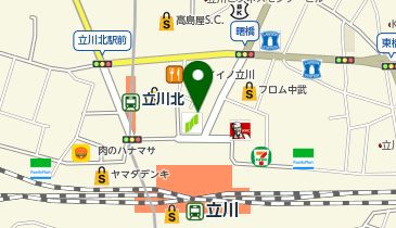 ミニミニ立川北口店の地図画像
