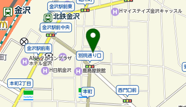 ミニミニFC金沢駅前店の地図画像