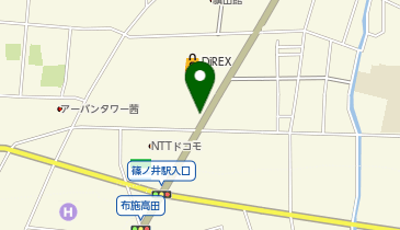 ミニミニFC長野篠ノ井店の地図画像