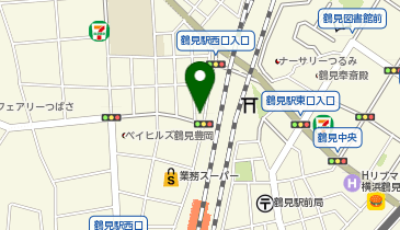 ミニミニ鶴見店の地図画像