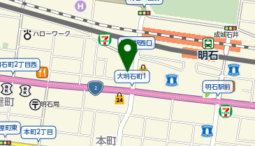 ミニミニFC明石店の地図画像