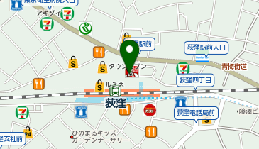 ミニミニ荻窪店の地図画像