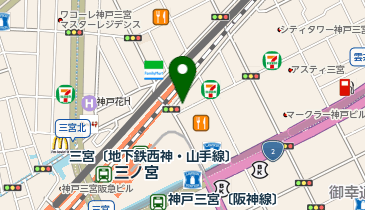 ミニミニFC三宮駅前店の地図画像