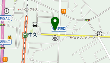 ミニミニFC牛久駅前店の地図画像