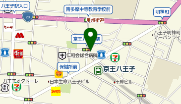 ミニミニ京王八王子店の地図画像