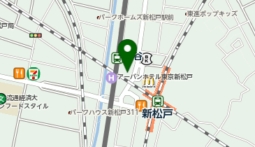 ミニミニ新松戸店の地図画像