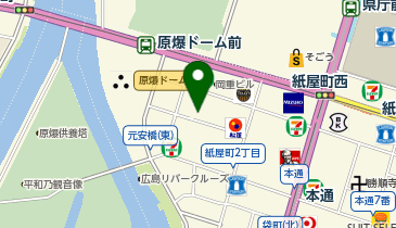 乃が美はなれ 広島店の地図画像