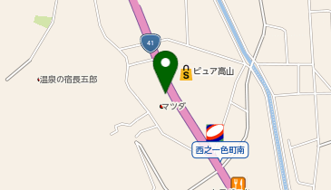 オニキス ピュア高山前の地図画像