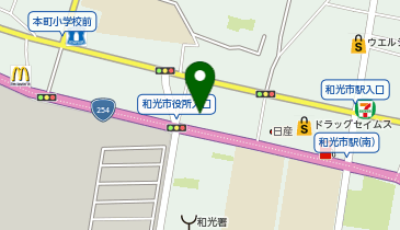オニキス 和光の地図画像