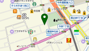 資格スクール大栄 福岡天神校の地図画像