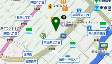 資格スクール大栄 銀座校の地図画像