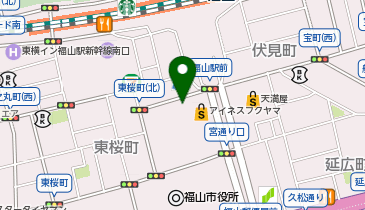 資格スクール大栄 福山校の地図画像