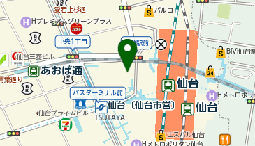 資格スクール大栄 仙台駅前校の地図画像