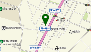 法テラス新潟の地図画像
