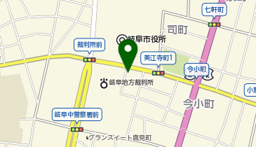 法テラス岐阜の地図画像