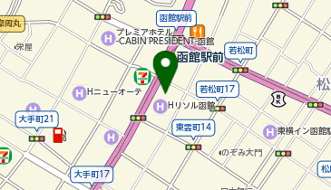 法テラス函館の地図画像