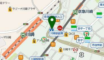 法テラス川崎の地図画像