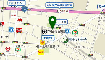 法テラス八王子の地図画像