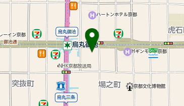 法テラス京都法律事務所の地図画像