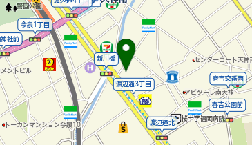 法テラス福岡の地図画像