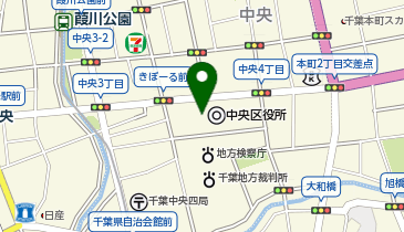 法テラス千葉の地図画像