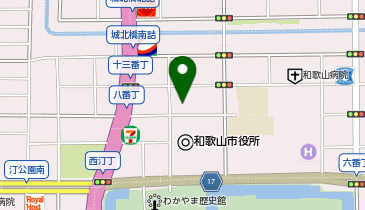 法テラス和歌山法律事務所の地図画像