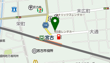 法テラス宮古法律事務所の地図画像
