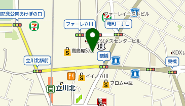 法テラス多摩法律事務所の地図画像