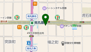 法テラス京都の地図画像