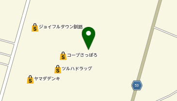 コープさっぽろ とっとり店の地図画像