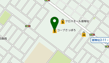 コープさっぽろ しんことに店の地図画像