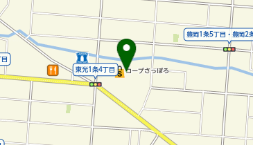 コープさっぽろ 東光店の地図画像
