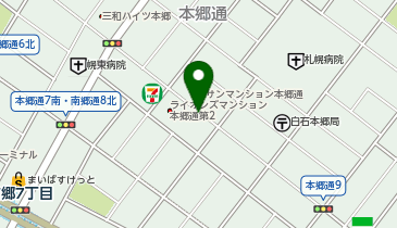 コープさっぽろ ほんどおり店の地図画像