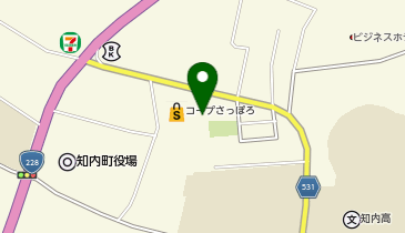コープさっぽろ しりうち店の地図画像