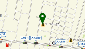 コープさっぽろ ひとみ店の地図画像