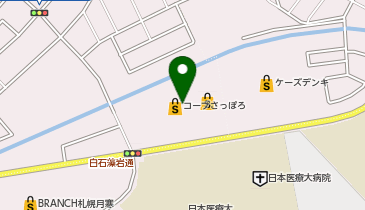 コープさっぽろ 月寒ひがし店の地図画像