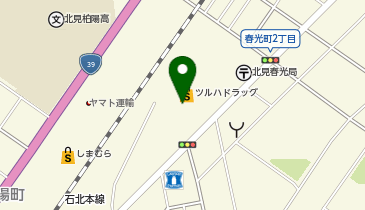 コープさっぽろ きたみ春光店の地図画像