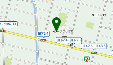 コープさっぽろ 川下店の地図画像