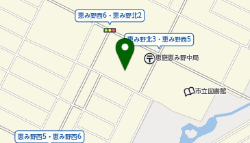 コープさっぽろ 恵み野店の地図画像