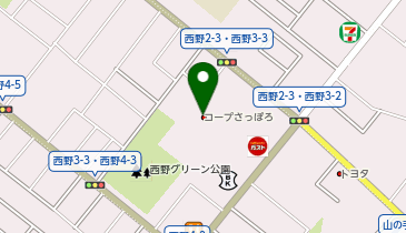 コープさっぽろ にしの店の地図画像