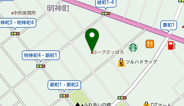 コープさっぽろ 滝川店の地図画像