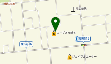 コープさっぽろ かしわ店の地図画像