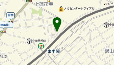 ストレージ王 中間トランクルームの地図画像