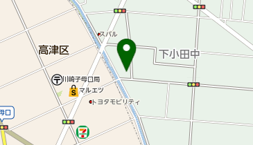 シェア畑 武蔵中原の地図画像