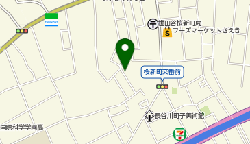 シェア畑 桜新町の地図画像