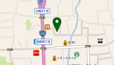 シェア畑 箕面中央の地図画像