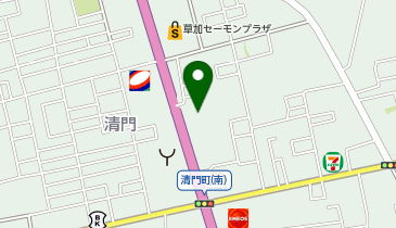 シェア畑 草加の地図画像