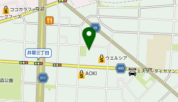 シェア畑 杉並井草の地図画像