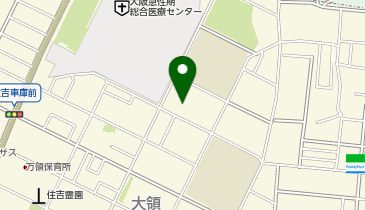 シェア畑 長居公園の地図画像